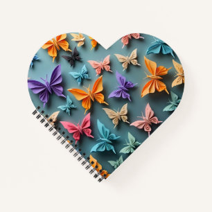 Carnet Motif papillon Origami