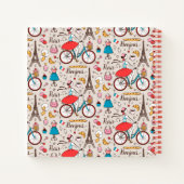 Carnet Motif Paris France (Dos)