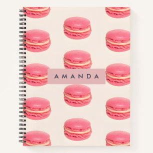 Carnet Motif Pastel Chic Pink Macaron personnalisé