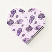 Carnet Motif Pastel Goth Coffins (Dos)