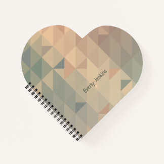 Carnet motif pastel neutre