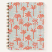 Carnet Motif Pastel Palm Tree (Devant)