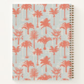 Carnet Motif Pastel Palm Tree (Dos)