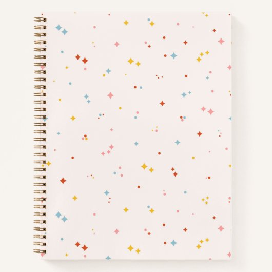 Carnet Motif Pastel Star (Devant)