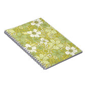 Carnet Motif Pastel vert et jaune (Côté Droit)