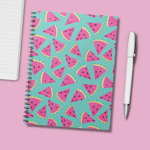Carnet Motif Pastèque d'Été