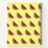 Carnet Motif Pastèque Pixel (Dos)