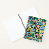 Carnet Motif patchwork d'oiseaux (Intérieur)