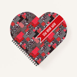 Carnet Motif Patchwork Vintage