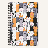 Carnet Motif Pattes de Chat (Recto)
