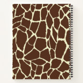 Carnet Motif Peau de girafe (Dos)