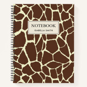 Carnet Motif Peau de girafe