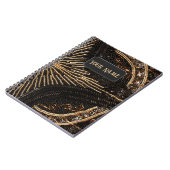 Carnet Motif perlé complexe - votre nom (Côté gauche)