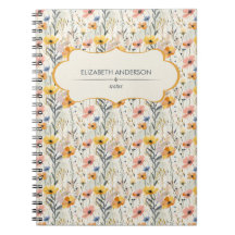 Motif personnalisé Fleurs de prairie Gouache