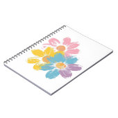 Carnet Motif pétal (Côté gauche)