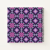 Carnet Motif Pixel foncé (Dos)
