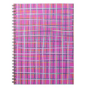 Carnet Motif plaid vintage sans soudure
