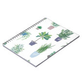 Carnet motif plante (Côté gauche)