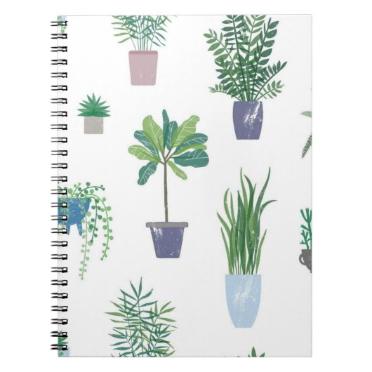Carnet motif plante (Devant)
