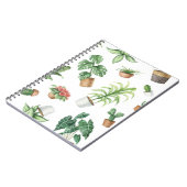 Carnet motif plante (Côté gauche)