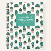 Carnet Motif plante Cactus Cactus (Devant)