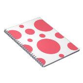 Carnet Motif Pois moderne (Côté Droit)