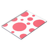 Carnet Motif Pois moderne (Côté gauche)