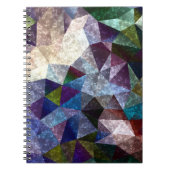 Carnet Motif polygonal en marbre (Devant)