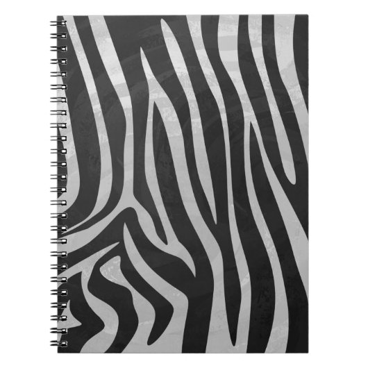 Carnet Motif Poster de animal branché Zebra créé par Imag (Devant)