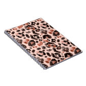 Carnet Motif poster de animal léopard d'eau (Côté Droit)