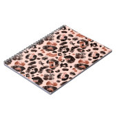 Carnet Motif poster de animal léopard d'eau (Côté gauche)