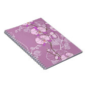 Carnet Motif pourpre d'orchidée (Côté Droit)
