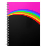 CARNET MOTIF RAINBOW (Devant)