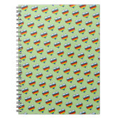 Carnet Motif Rainbow Heart (Devant)