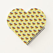 Carnet Motif Rainbow Heart (Dos)