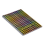 Carnet Motif Rainbow Houndstooth (Côté Droit)