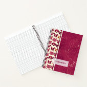 Carnet Motif rayé Chats & Chiens – Distressed Marron (Intérieur)