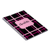 Carnet Motif rayé cool (Côté Droit)