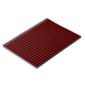 Carnet Motif Red Black Weaver (Côté gauche)