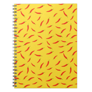 Carnet Motif Red Chilies