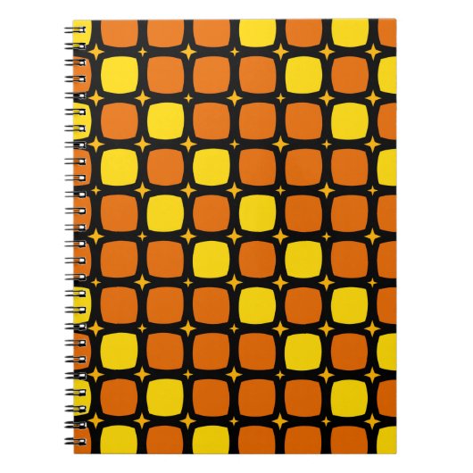 Carnet Motif rétro (Devant)