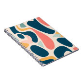 Carnet Motif rétro Abstrait (Côté Droit)