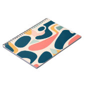 Carnet Motif rétro Abstrait (Côté gauche)