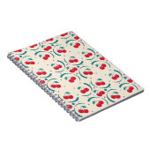 Carnet Motif Rétro Cerise Douce (Côté Droit)