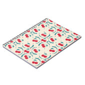 Carnet Motif Rétro Cerise Douce (Côté gauche)