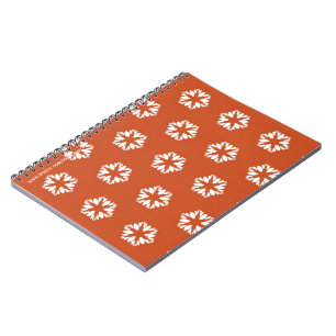Carnet Motif rétro en explosion d'étoiles décoration boho