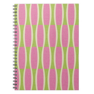 Carnet Motif rétro Mid-Century Moderne