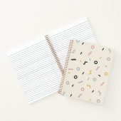Carnet Motif Retro Squiggle (Intérieur)