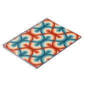 Carnet Motif Retro Summer Rainbow Stripes (Côté gauche)