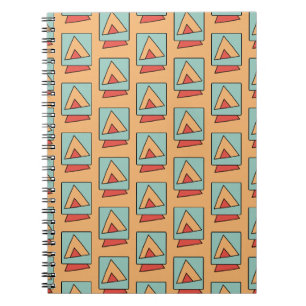 Carnet Motif Rétro Vintage Excentrique